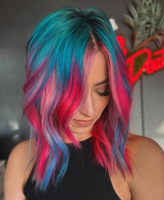 Stunning Summer Hair Colors: Neon to Pastel Hues