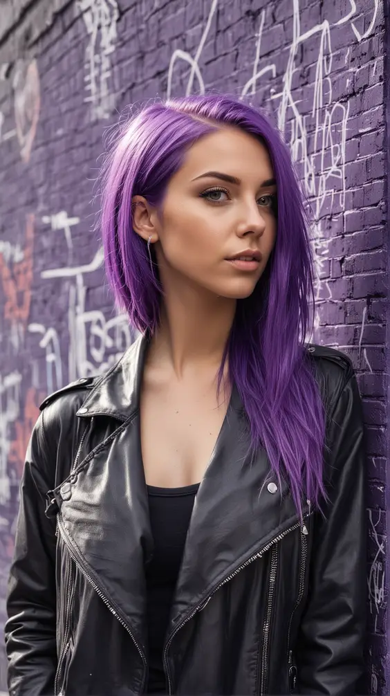 21 Bold June Hair Colors: Transform with Electric Purple & Silver Gray
