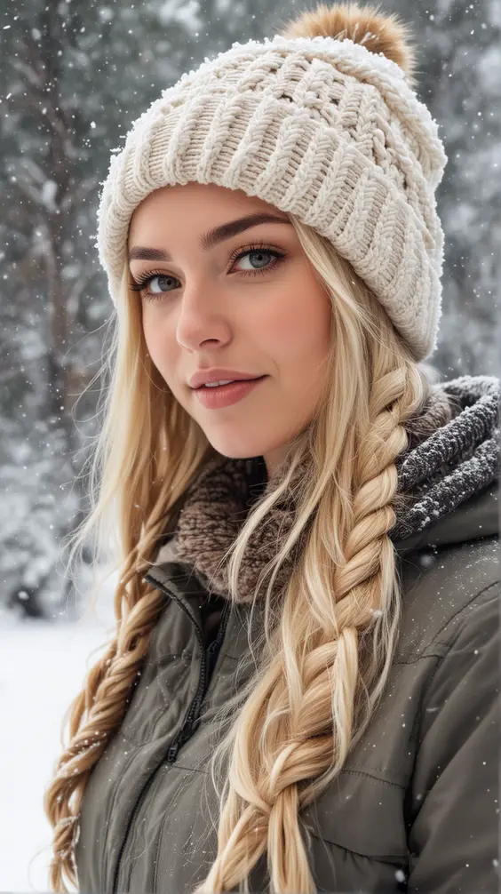 23 Cute Hat Hairstyles: Style Your Hair with Derby, Cap, and Ski Hats