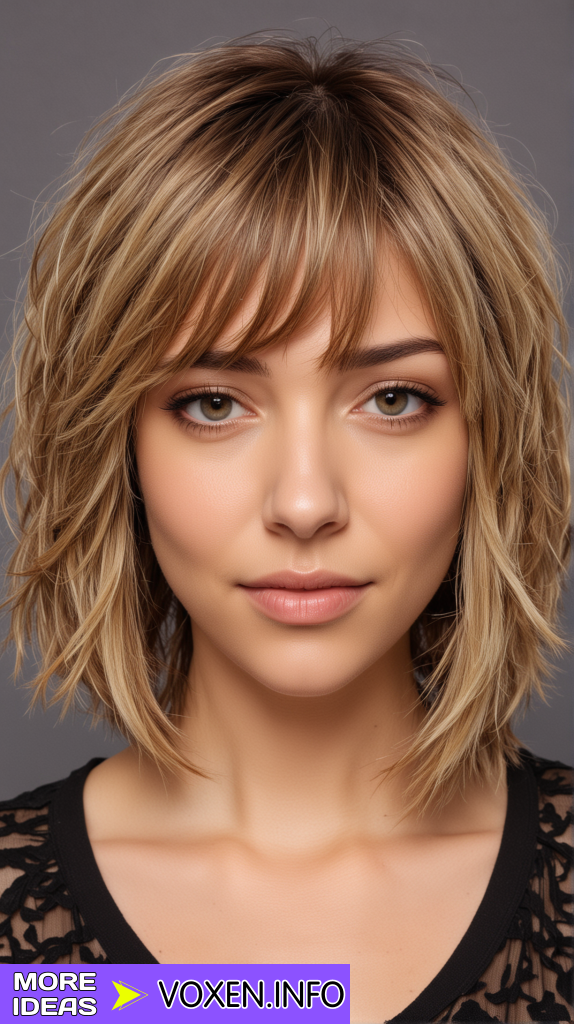 21 Chic Shoulder Length Hair with Bangs: Top Styles for 2024