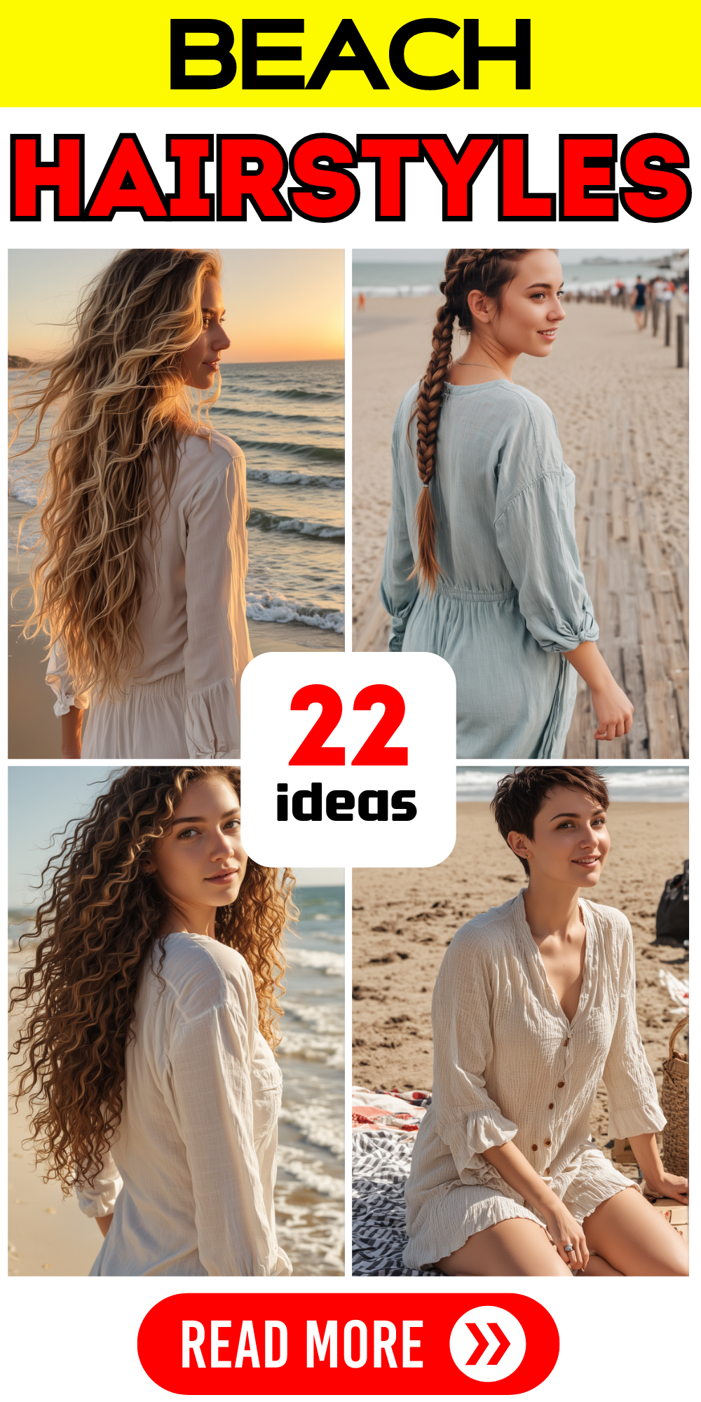 22 Stunning Beach Hairstyles for Summer: Sun-Kissed Balayage & Dutch Braids
