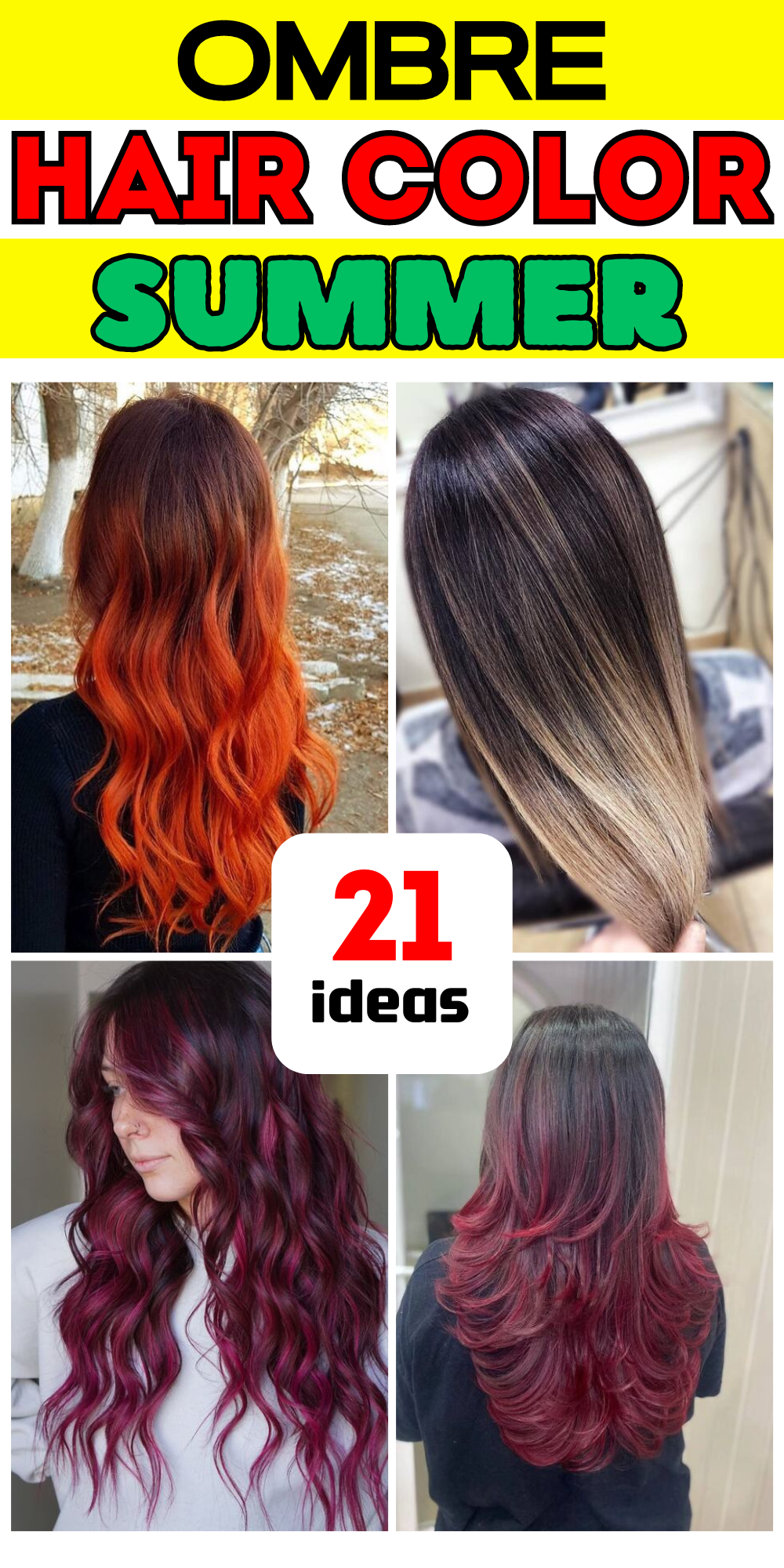 Sizzle with Summer Ombre Hair Color: Trendy Styles for a Vibrant Look