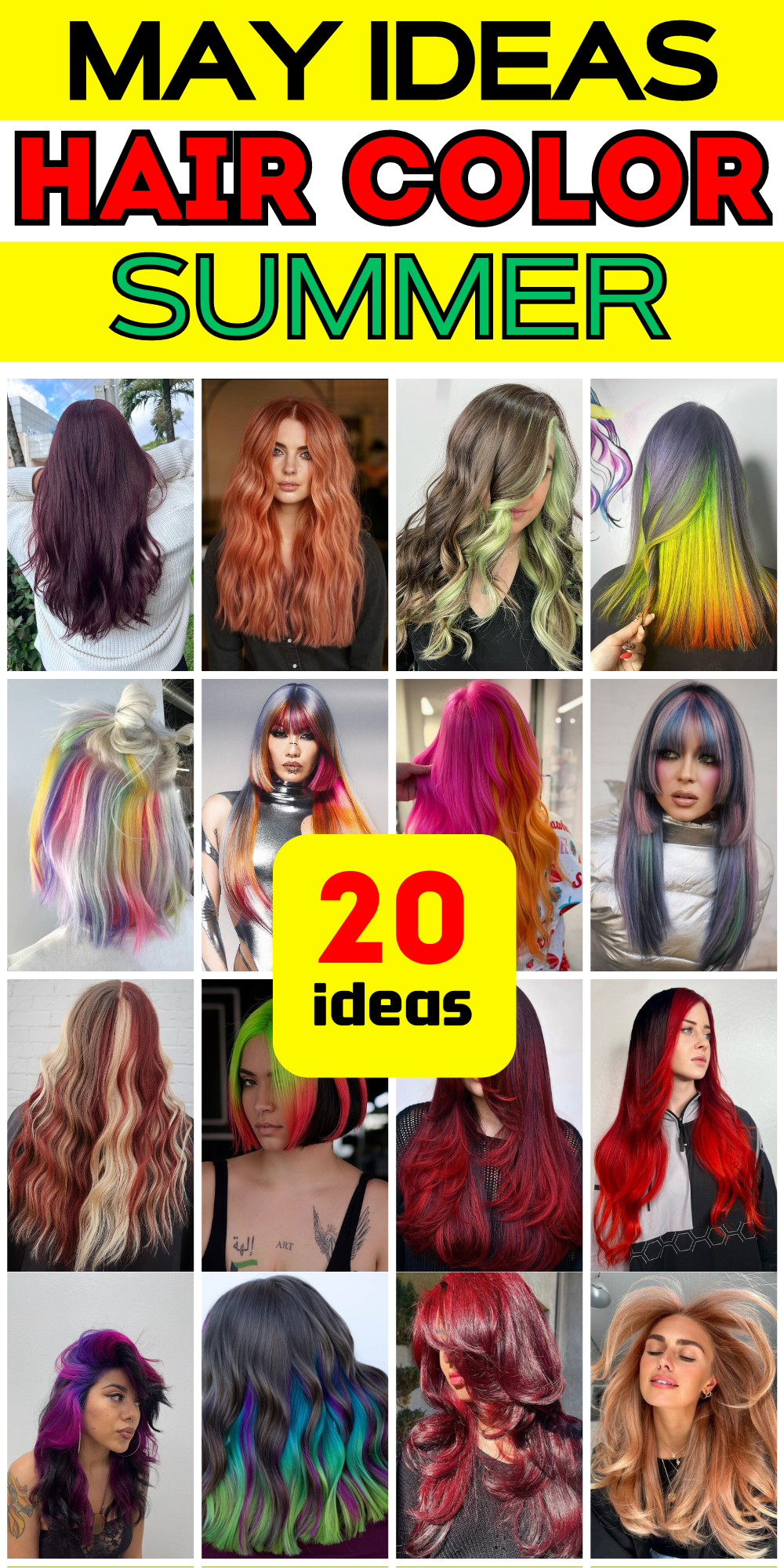 May Hair Color Trends: Embrace Edgy, Bold and Pastel Hues This Spring
