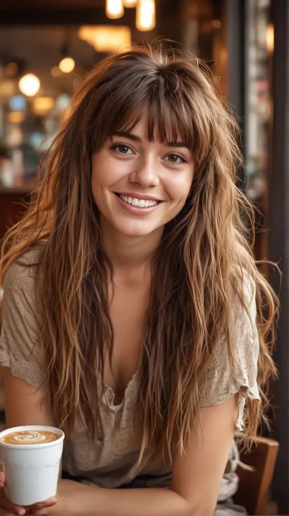 22 Stunning Long Hair with Bangs Styles: Find Your Perfect Look for 2024
