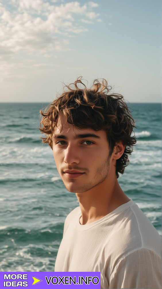 21 Modern Men's Hairstyles with Bangs: Undercut and Curly Bangs Styles