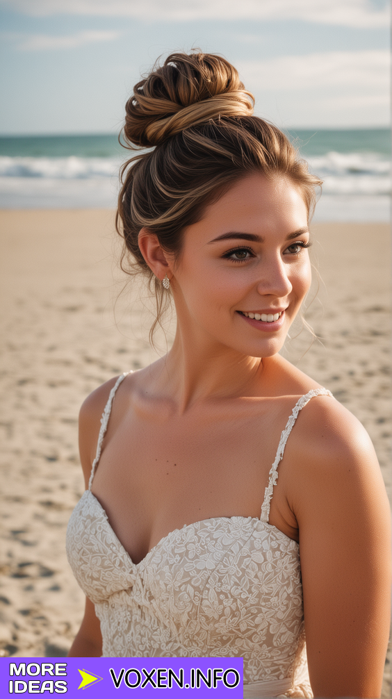 23 Beach Wedding Hairstyles: Chic Styles for Brides, Bridesmaids & Guests