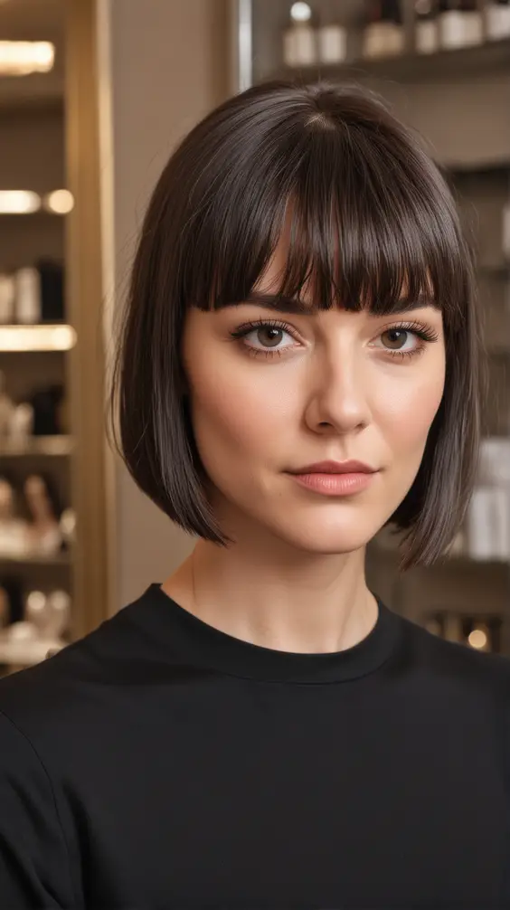 23 Stylish Medium Hair with Bangs: Explore Top Trends for All Face Shapes