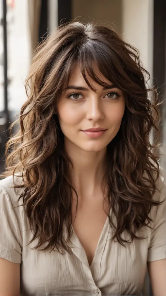 23 Stunning Wavy Hair with Bangs: Styles for Every Face Shape