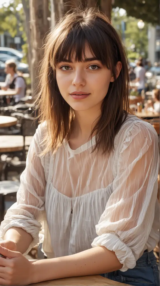 23 Stylish Medium Hair with Bangs: Explore Top Trends for All Face Shapes