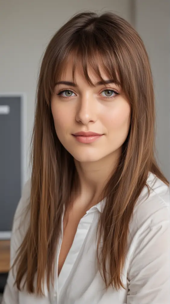 23 Stylish Side Bangs for Long Hair: Romantic, Bridal, and Futuristic Styles