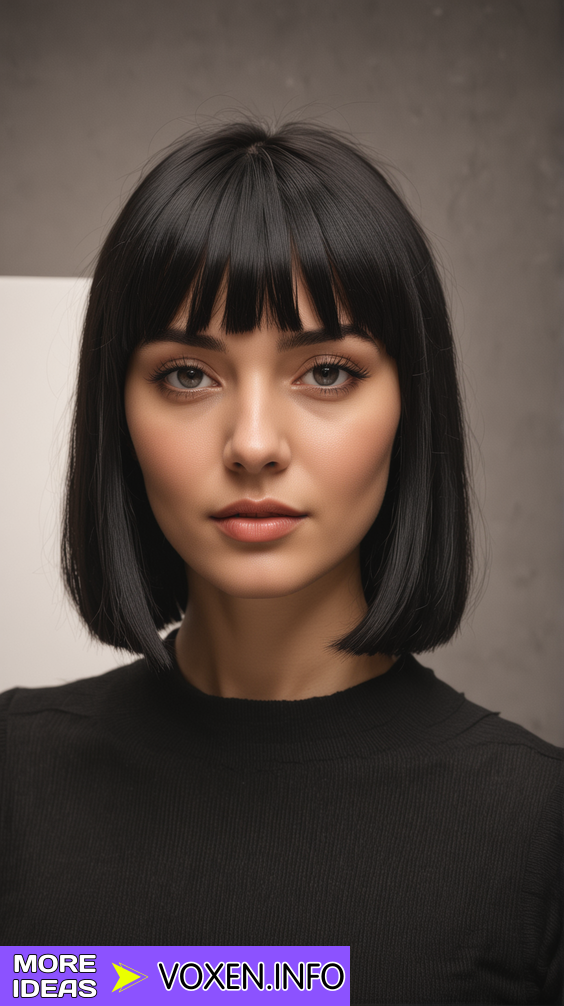 20 Stunning Black Hairstyles with Bangs: Trendy Cuts