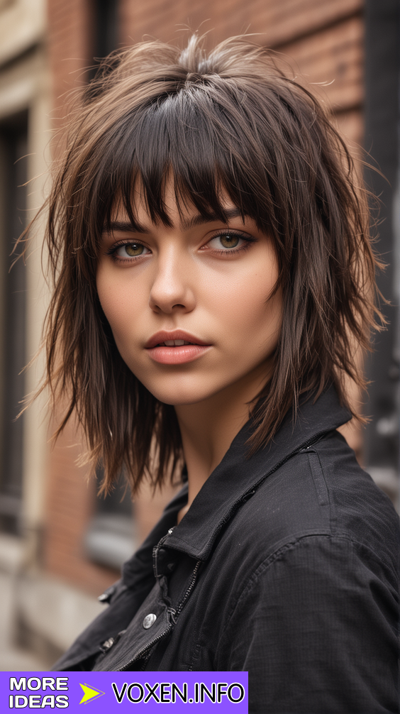 23 Discover Trendy Shaggy Hair Cuts with Bangs: Face-Framing, Peekaboo, Boho Styles & Hair Care Tips