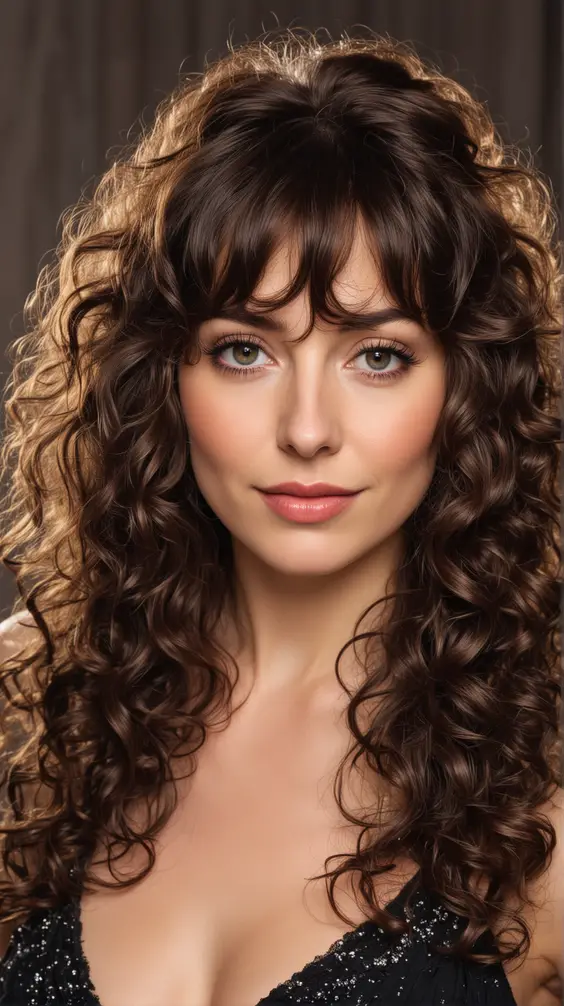 22 Wispy Curtain Bangs: Styles for Long Hair, Round, Oval & Square Faces