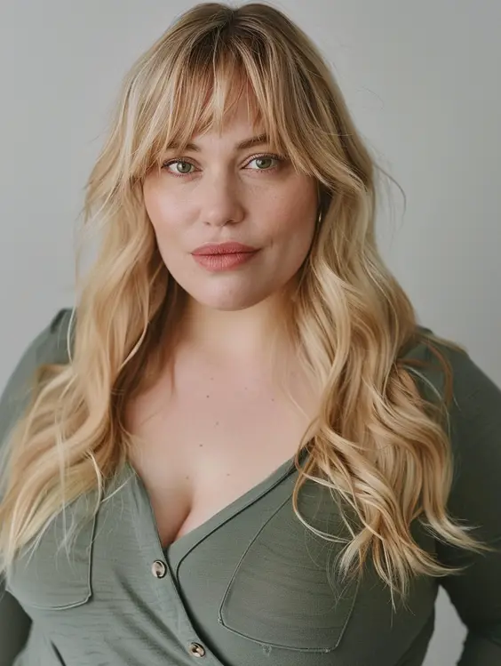 23 Flattering Bangs for Chubby Faces: Best Long Hair Styles Explained