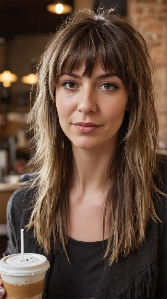 22 Stylish Long Layered Hair with Bangs: Perfect for All Ages and Faces
