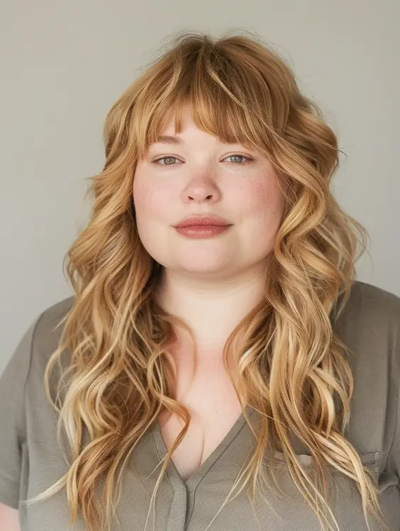 23 Flattering Bangs for Chubby Faces: Best Long Hair Styles Explained