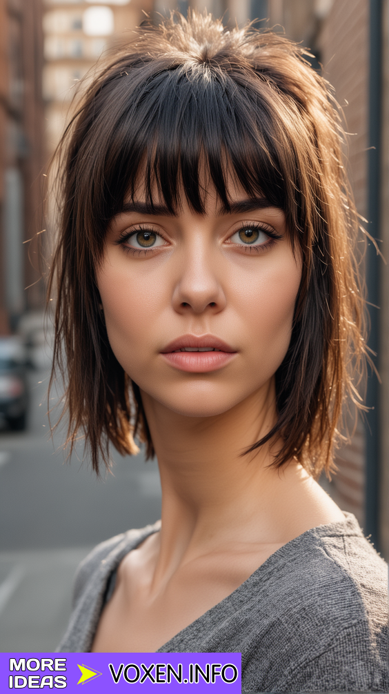 23 Discover Trendy Shaggy Hair Cuts with Bangs: Face-Framing, Peekaboo, Boho Styles & Hair Care Tips