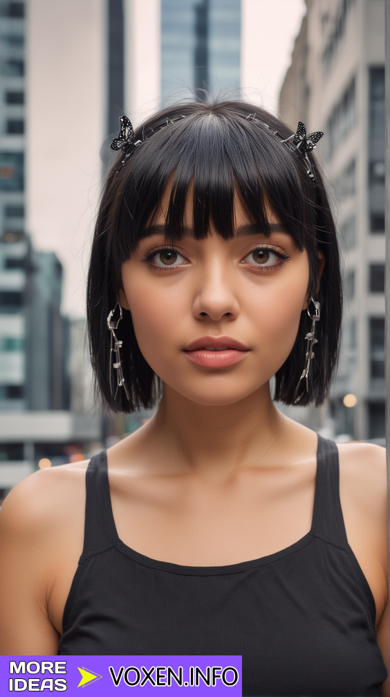 20 Stunning Black Hairstyles with Bangs: Trendy Cuts