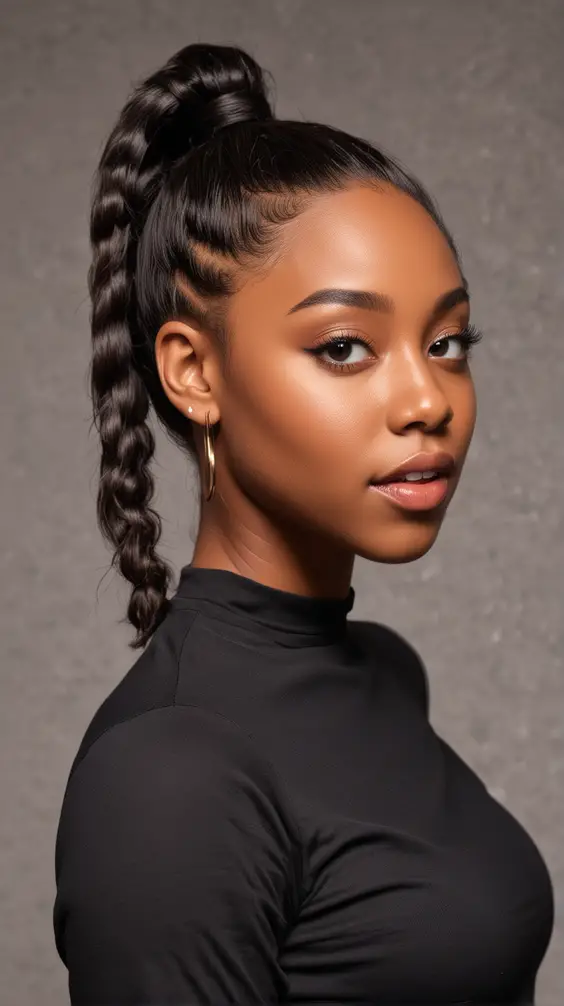 21 Weave Black Ponytail Hairstyles: Styles for Every Face Shape & Occasion