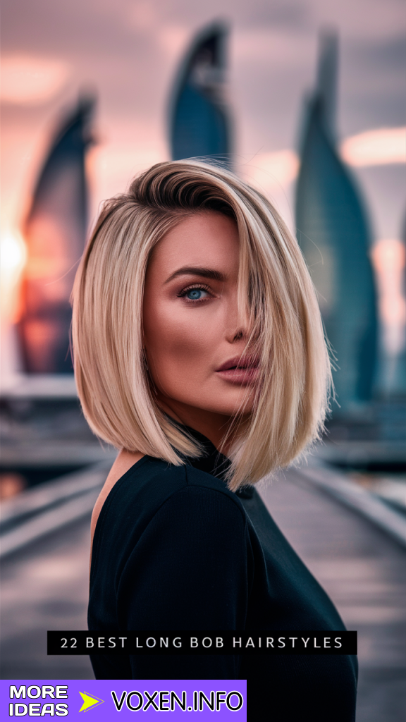 22 Explore Trendy Shoulder-Length Long Bobs for Every Hair Type: Winter Update 2024 - 2025