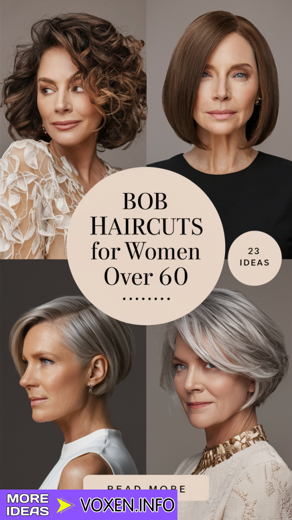 23 Stylish Bob Haircuts for Women Over 60: Winter Update 2024 - 2025