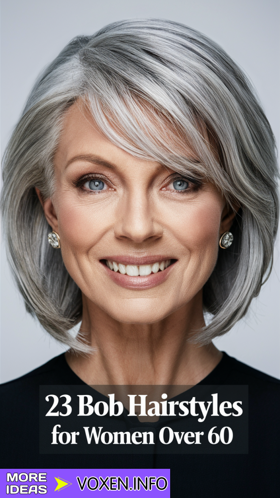 23 Stylish Bob Haircuts for Women Over 60: Winter Update 2024 - 2025