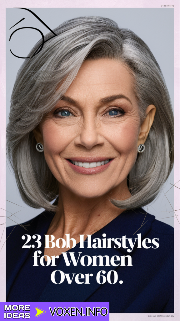 23 Stylish Bob Haircuts for Women Over 60: Winter Update 2024 - 2025