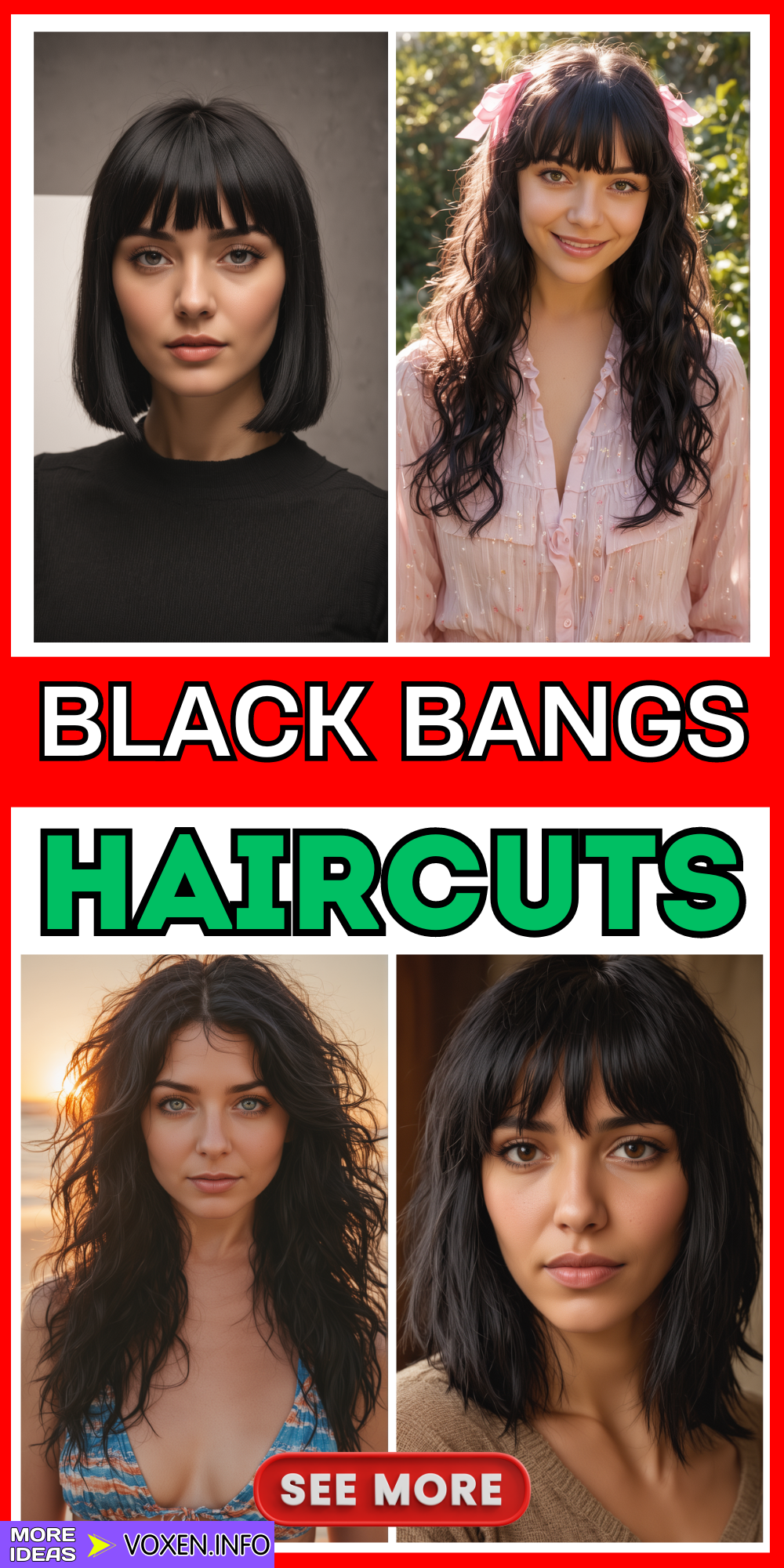 20 Stunning Black Hairstyles with Bangs: Trendy Cuts