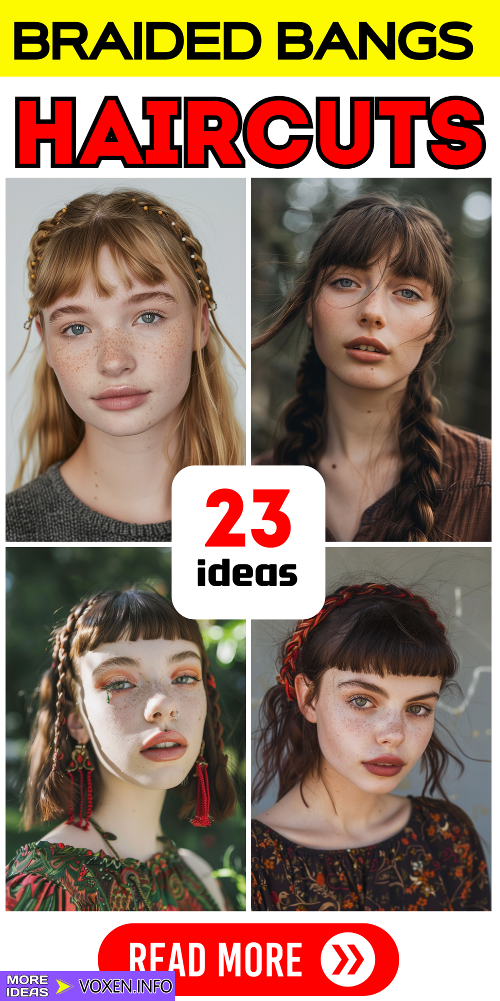 23 Top Braided Hair Bangs Styles: From Mermaid to Zigzag | Curly, Wavy, and Short Hair Braided Bangs