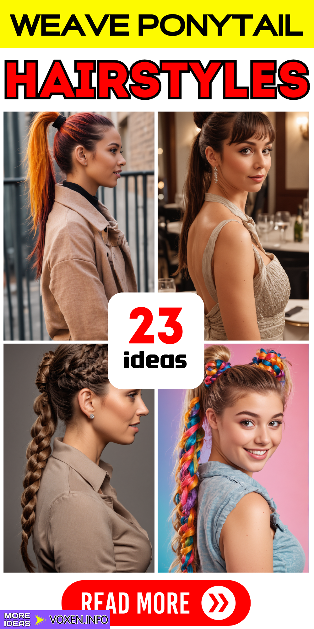 23 Explore Trendy Weave Ponytail Hairstyles for Any Occasion - Get Inspired!