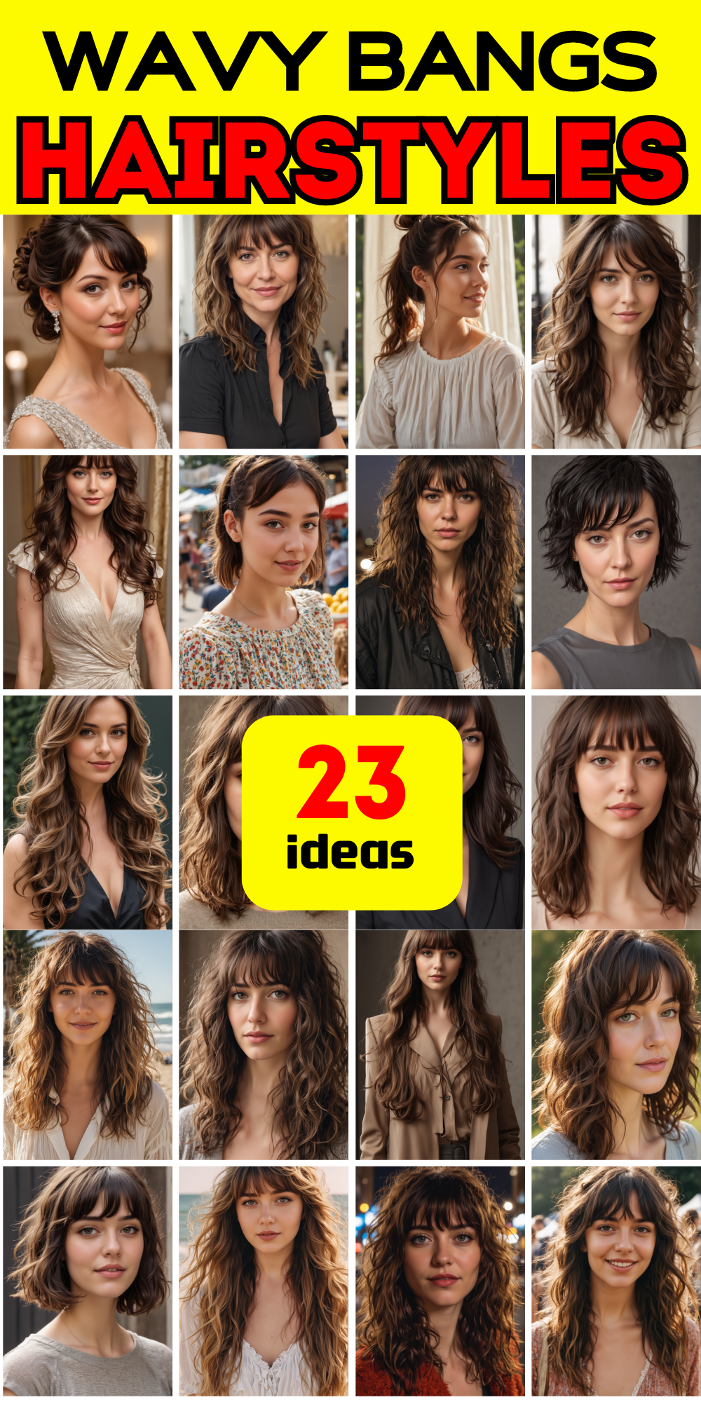 23 Stunning Wavy Hair with Bangs: Styles for Every Face Shape