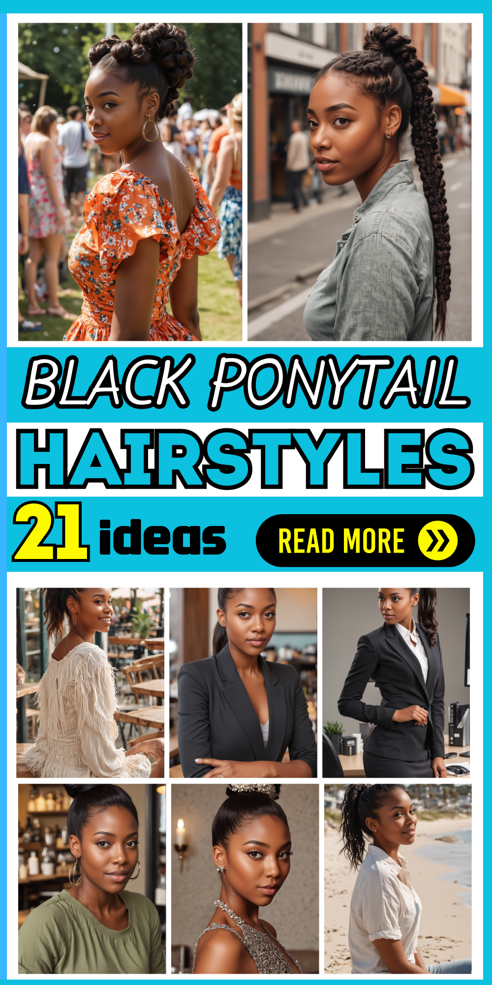 21 Weave Black Ponytail Hairstyles: Styles for Every Face Shape & Occasion