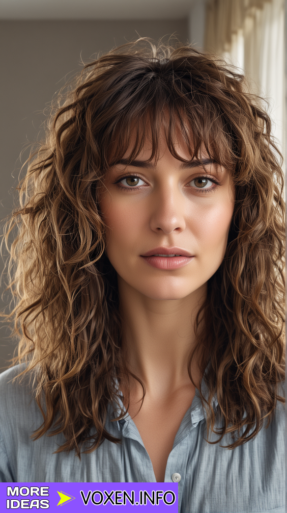 23 Trendy Fall Hairstyles with Curtain Bangs for 2024