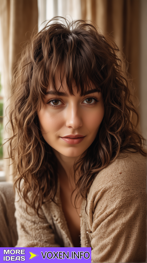 23 Trendy Fall Hairstyles with Curtain Bangs for 2024