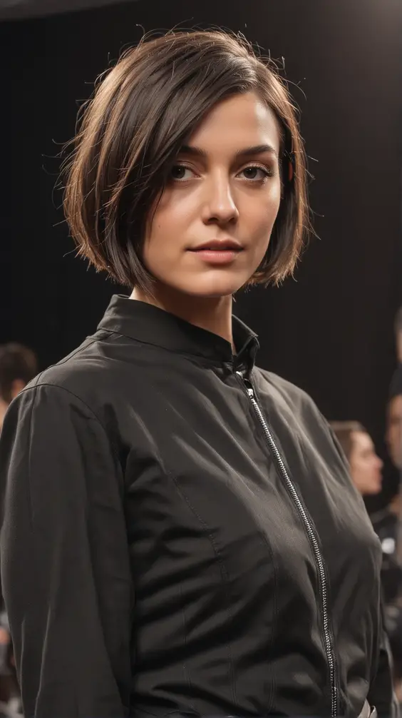 23 Chic French Bob Haircuts: Styles with Shaved Details & Accessories