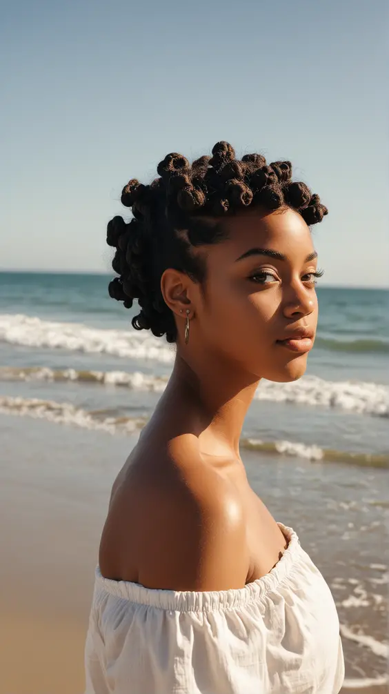 22 Explore Stunning Black Women's Natural Haircuts: Rod Set, Stretch and Curl, Protective Updo & More