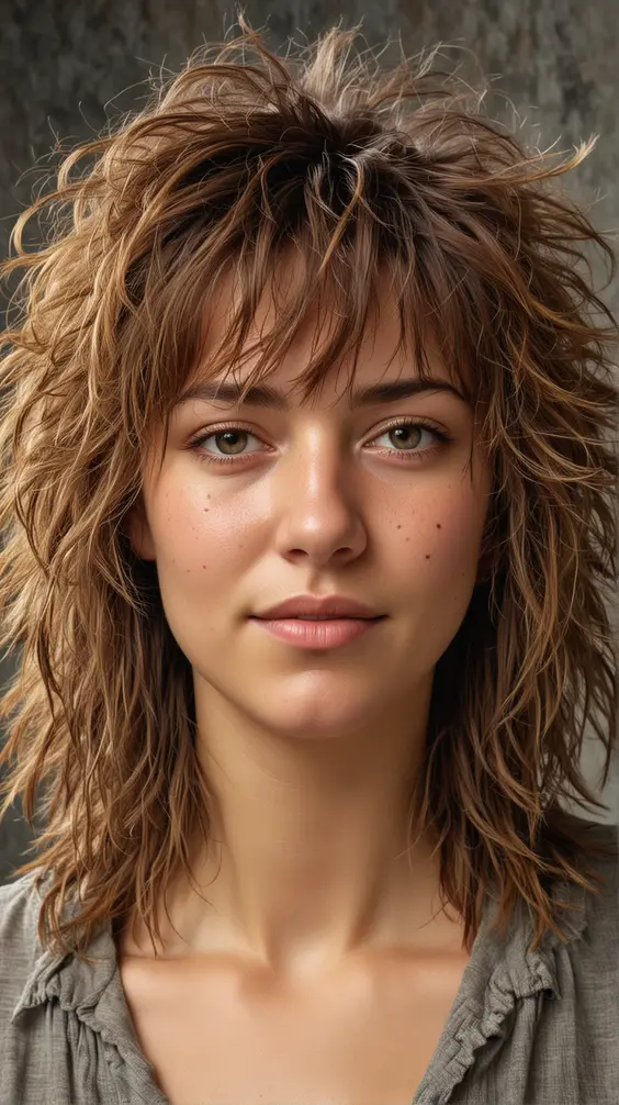 23 Top Shaggy Haircuts for Round Faces:Trendy and Chic Styles