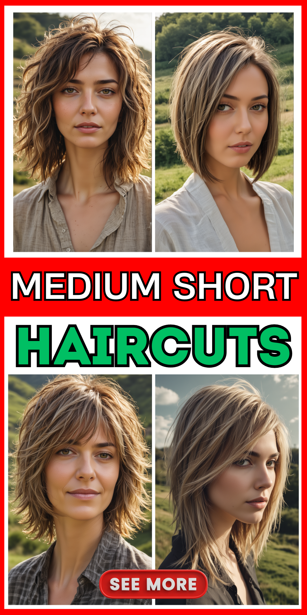 23 Top  Medium Short Haircuts for Women in 2024