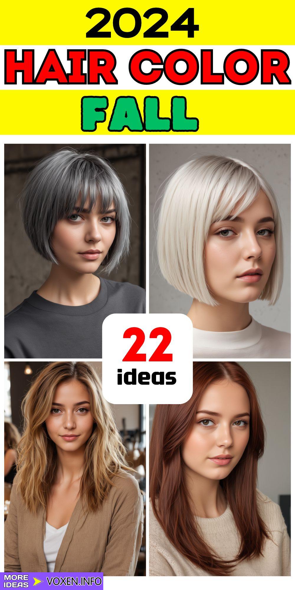 22 Top Fall Hair Colors for 2024: Trends and Ideas