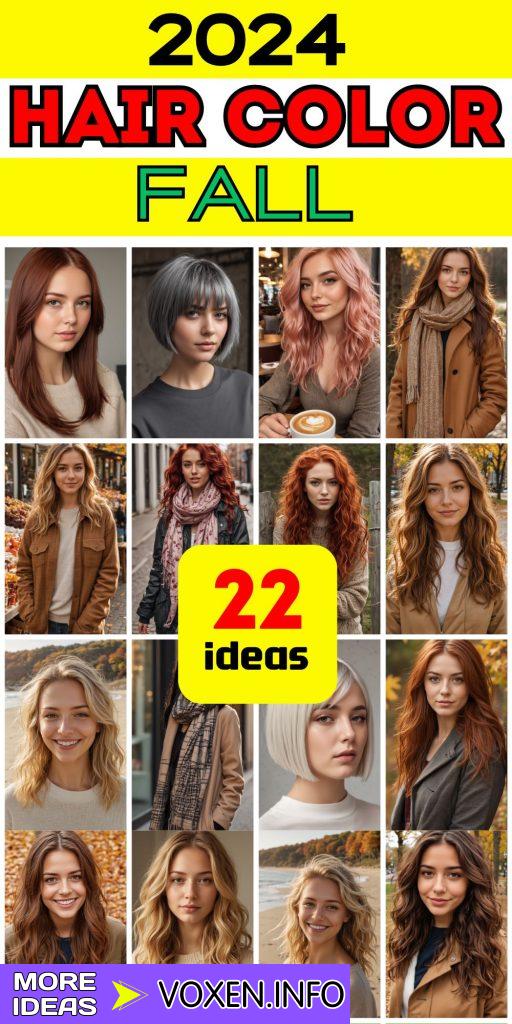 22 Top Fall Hair Colors for 2024: Trends and Ideas