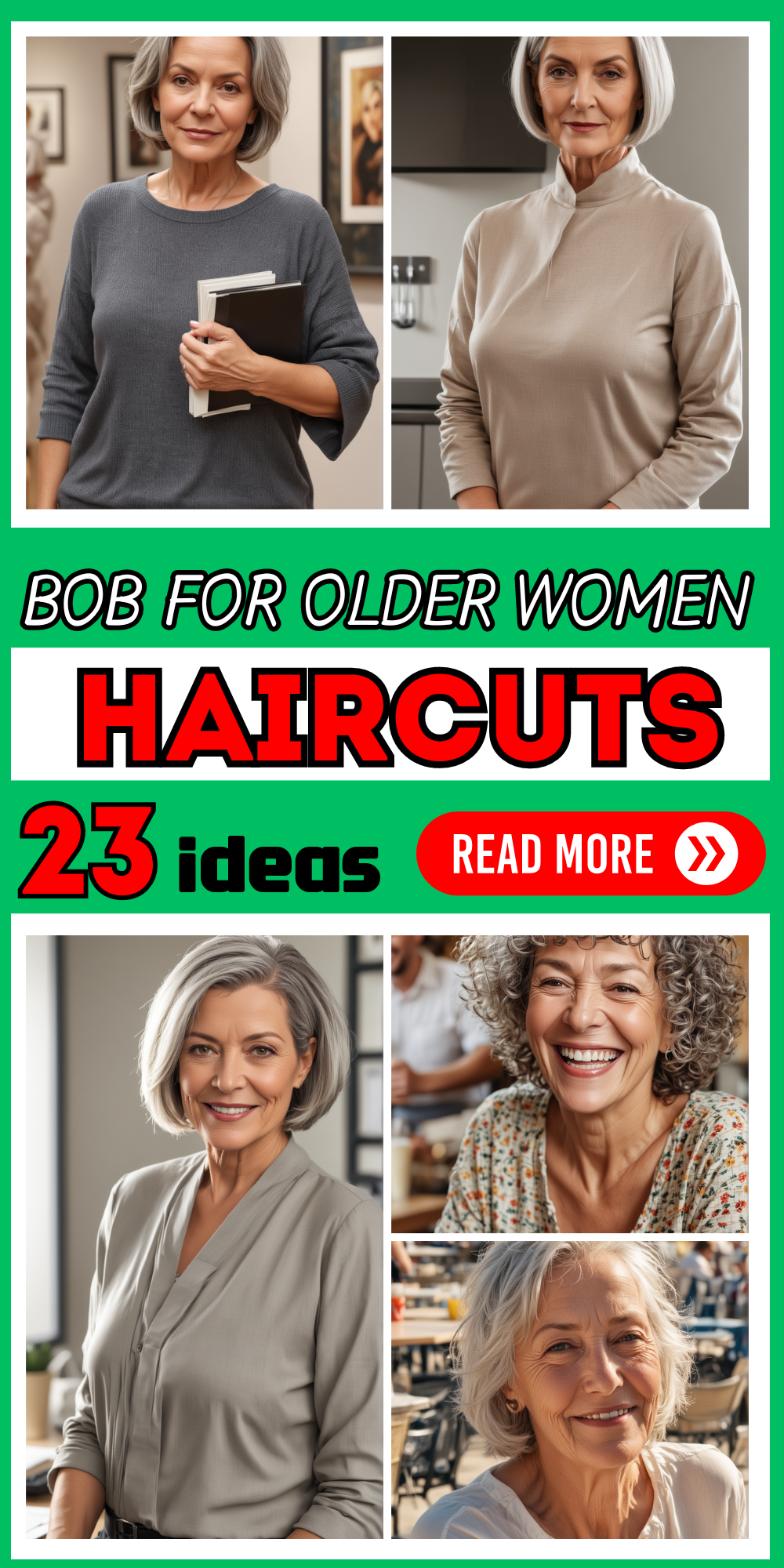 23 Chic Bob Haircuts for Older Women: Voluminous, Sleek & Edgy Styles