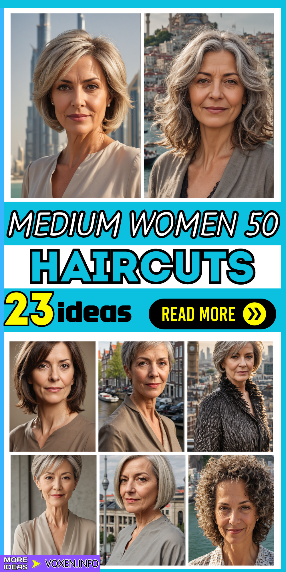 23 Top Medium Haircuts for Women Over 50