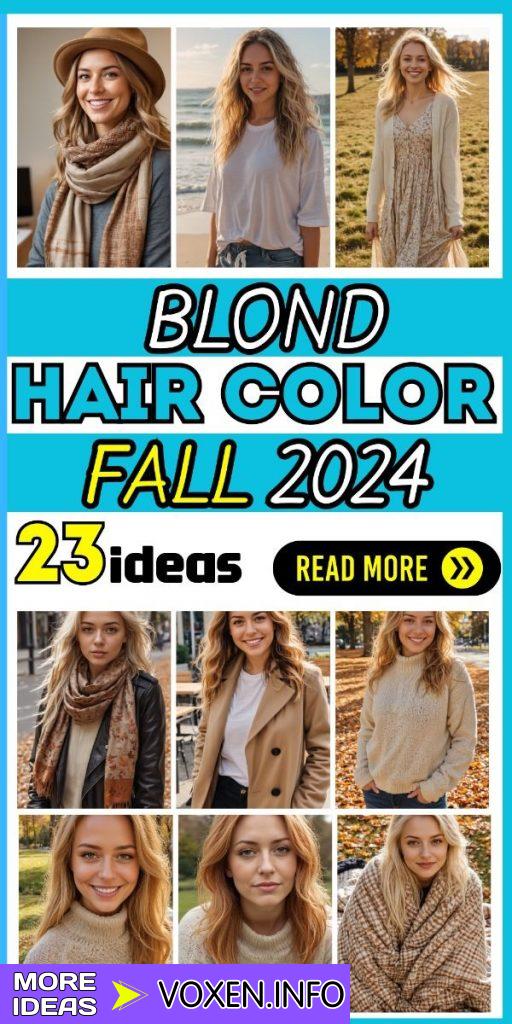 23 Top Blonde Fall Hair Colors 2024: Trends for Every Style and Skin Tone