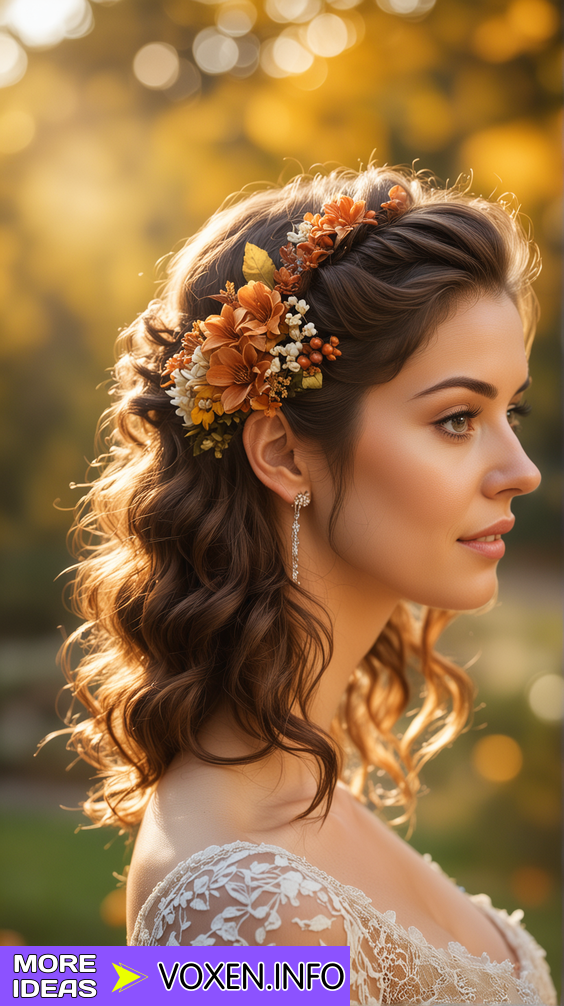 23 Top Fall Wedding Hairstyles: Vintage, Glamorous & Boho Looks