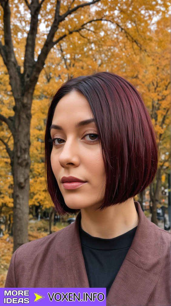 22 Fall Hairstyles 2024: Trendy Looks for Chestnut Lobs, Maple Layers, and Spiced Plum Bobs