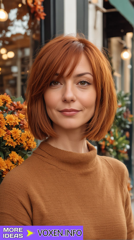 22 Fall Hairstyles 2024: Trendy Looks for Chestnut Lobs, Maple Layers, and Spiced Plum Bobs