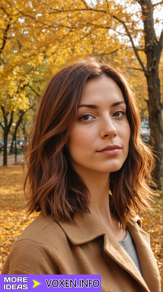 22 Fall Hairstyles 2024: Trendy Looks for Chestnut Lobs, Maple Layers, and Spiced Plum Bobs