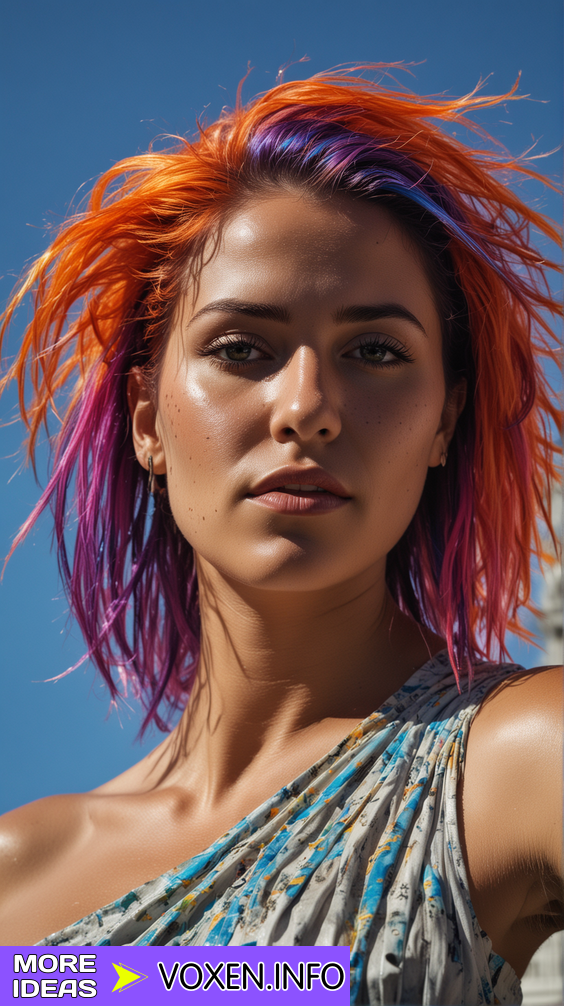 21 Bold Fall Hair Colors: Neon Streaks for a Vibrant Look!