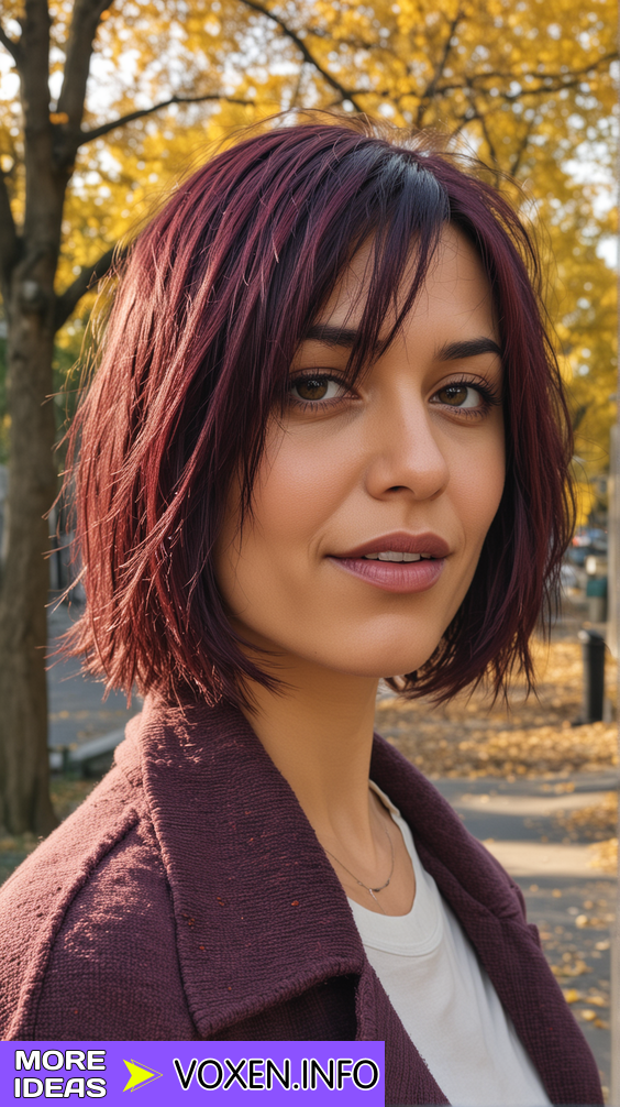 22 Fall Hairstyles 2024: Trendy Looks for Chestnut Lobs, Maple Layers, and Spiced Plum Bobs