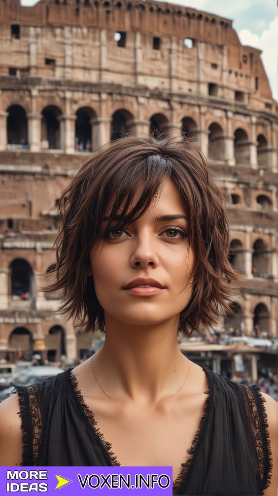 22 Trendy Medium Length Fall Hairstyles: Asymmetrical Cuts & Full Bangs